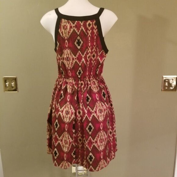 Band of gypsies print dress (M) - Picture 2 of 3